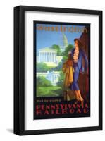 Washington the Beautiful City-null-Framed Art Print