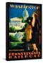 Washington, the City Beautiful', Advertisement for Pennsylvania Railroad-null-Framed Stretched Canvas