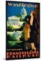 Washington, the City Beautiful', Advertisement for Pennsylvania Railroad-null-Mounted Giclee Print