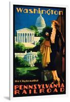 Washington, the City Beautiful', Advertisement for Pennsylvania Railroad-null-Framed Giclee Print