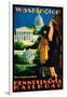 Washington, the City Beautiful', Advertisement for Pennsylvania Railroad-null-Framed Giclee Print
