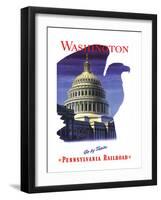 Washington the City Beautiful-null-Framed Art Print