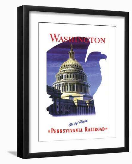 Washington the City Beautiful-null-Framed Art Print