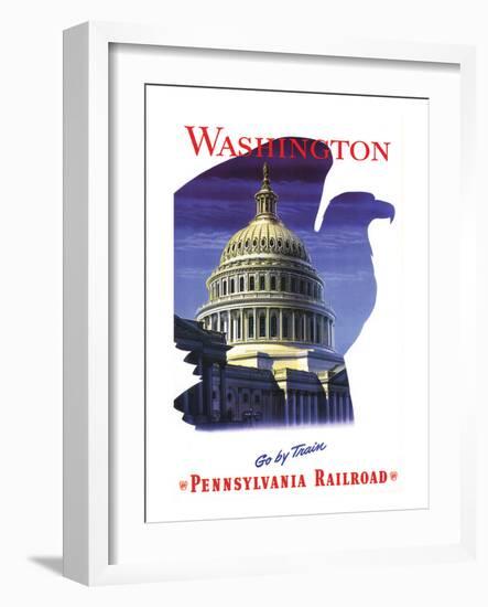 Washington the City Beautiful-null-Framed Art Print