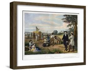 Washington the Farmer-null-Framed Giclee Print