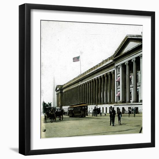 Washington (United States), the National Finance Department-Leon, Levy et Fils-Framed Photographic Print