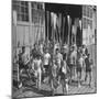 Washington Univ. Rowing Team Showing Up for Practice-J^ R^ Eyerman-Mounted Photographic Print