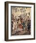 Washington Visiting Rochambeau at French Embassy-H.a. Ogden-Framed Giclee Print