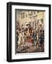 Washington Visiting Rochambeau at French Embassy-H.a. Ogden-Framed Giclee Print