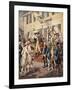 Washington Visiting Rochambeau at French Embassy-H.a. Ogden-Framed Giclee Print