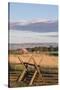 Washington, Walla Walla Co, Whitman Mission Nhs, Oregon Trail Fence-Brent Bergherm-Stretched Canvas