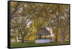 Washington, Walla Walla. Mill Pond at Whitman Mission Historic Site-Brent Bergherm-Framed Stretched Canvas