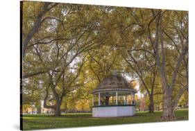 Washington, Walla Walla. Mill Pond at Whitman Mission Historic Site-Brent Bergherm-Stretched Canvas