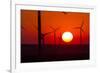 Washington, Walla Walla. Windmills. Stateline Wind Project-Brent Bergherm-Framed Photographic Print