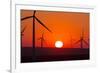 Washington, Walla Walla. Windmills. Stateline Wind Project-Brent Bergherm-Framed Photographic Print