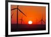 Washington, Walla Walla. Windmills. Stateline Wind Project-Brent Bergherm-Framed Photographic Print