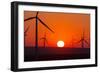 Washington, Walla Walla. Windmills. Stateline Wind Project-Brent Bergherm-Framed Photographic Print