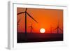 Washington, Walla Walla. Windmills. Stateline Wind Project-Brent Bergherm-Framed Photographic Print