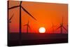 Washington, Walla Walla. Windmills. Stateline Wind Project-Brent Bergherm-Stretched Canvas