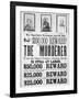 Washington War Department Poster Announcing a $100,000 Reward For Finding the Murderer of Lincoln-null-Framed Giclee Print