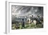 Washington Watching Evacuation of British Troops From Boston, 1776-null-Framed Giclee Print