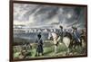 Washington Watching Evacuation of British Troops From Boston, 1776-null-Framed Giclee Print