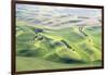 Washington, Whitman County. Aerial Photography in the Palouse Region of Eastern Washington-Julie Eggers-Framed Photographic Print