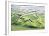 Washington, Whitman County. Aerial Photography in the Palouse Region of Eastern Washington-Julie Eggers-Framed Photographic Print