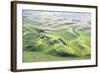 Washington, Whitman County. Aerial Photography in the Palouse Region of Eastern Washington-Julie Eggers-Framed Photographic Print