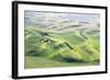 Washington, Whitman County. Aerial Photography in the Palouse Region of Eastern Washington-Julie Eggers-Framed Photographic Print