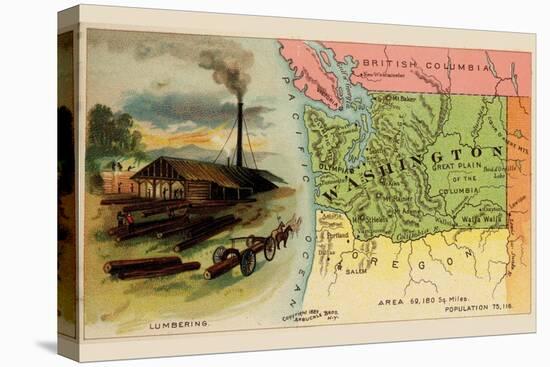 Washington-Arbuckle Brothers-Stretched Canvas