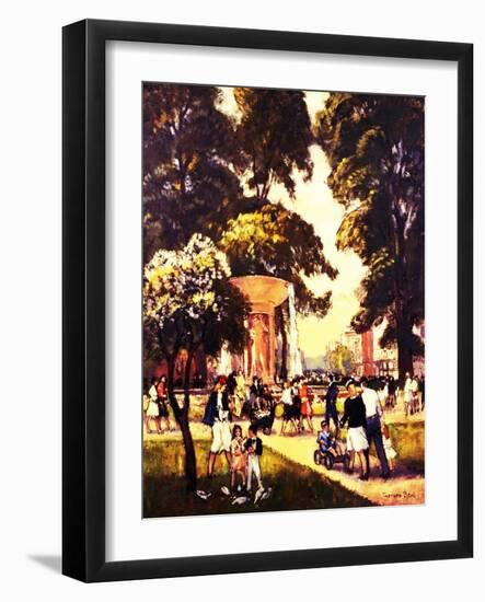 Washinton in Spring-Gilfford Beal-Framed Giclee Print