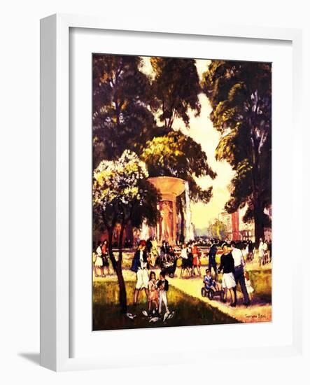 Washinton in Spring-Gilfford Beal-Framed Giclee Print