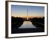 Washinton Monument at Sunset, Washinton D.C., USA-Stocktrek Images-Framed Photographic Print