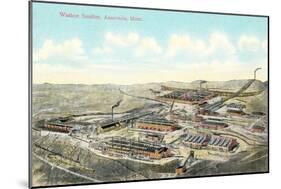 Washoe Smelter, Anaconda-null-Mounted Art Print