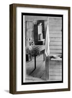 Washstand in the Dog Run and Kitchen-Walker Evans-Framed Art Print