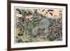 Washu Nyoirindo Kassen-Kubo Shunman-Framed Giclee Print