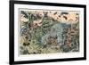 Washu Nyoirindo Kassen-Kubo Shunman-Framed Giclee Print