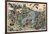 Washu Nyoirindo Kassen-Kubo Shunman-Framed Giclee Print