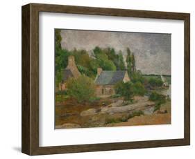 Washwomen in Pont-Aven, 1886-Paul Gauguin-Framed Giclee Print