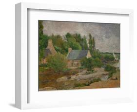 Washwomen in Pont-Aven, 1886-Paul Gauguin-Framed Giclee Print