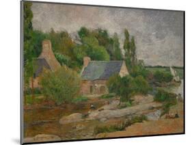 Washwomen in Pont-Aven, 1886-Paul Gauguin-Mounted Giclee Print