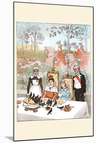 Wasn't it a Dainty Dish to Set before the King-Randolph Caldecott-Mounted Art Print