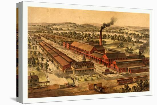 Wason Manufacturing Company of Springfield-Charles Parsons-Stretched Canvas