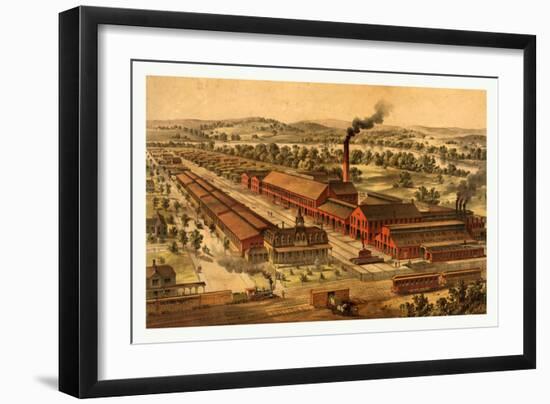 Wason Manufacturing Company of Springfield-Charles Parsons-Framed Giclee Print