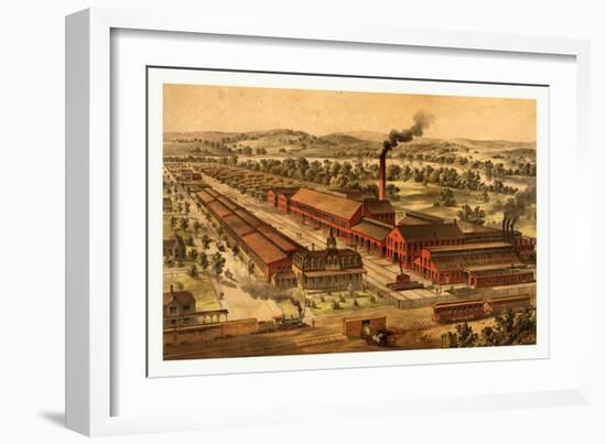 Wason Manufacturing Company of Springfield-Charles Parsons-Framed Giclee Print