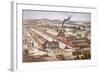 Wason Railroad Car Manufacturers, Springfield, Massachusetts, 1872-null-Framed Giclee Print