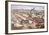 Wason Railroad Car Manufacturers, Springfield, Massachusetts, 1872-null-Framed Giclee Print