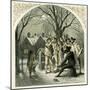 Wassailing fruit trees-Myles Birket Foster-Mounted Giclee Print