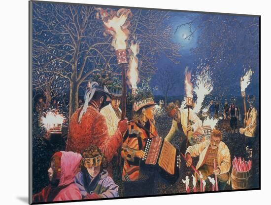 Wassailing in Herefordshire, 1995-Huw S. Parsons-Mounted Giclee Print